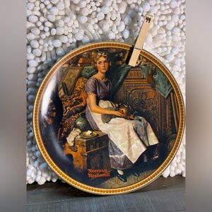 Norman Rockwell Decorative Plate Dreaming In The Attic